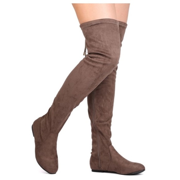 ️Over the Knee Almond Toe Suede Boot 3 Colors! - Picture 4 of 4